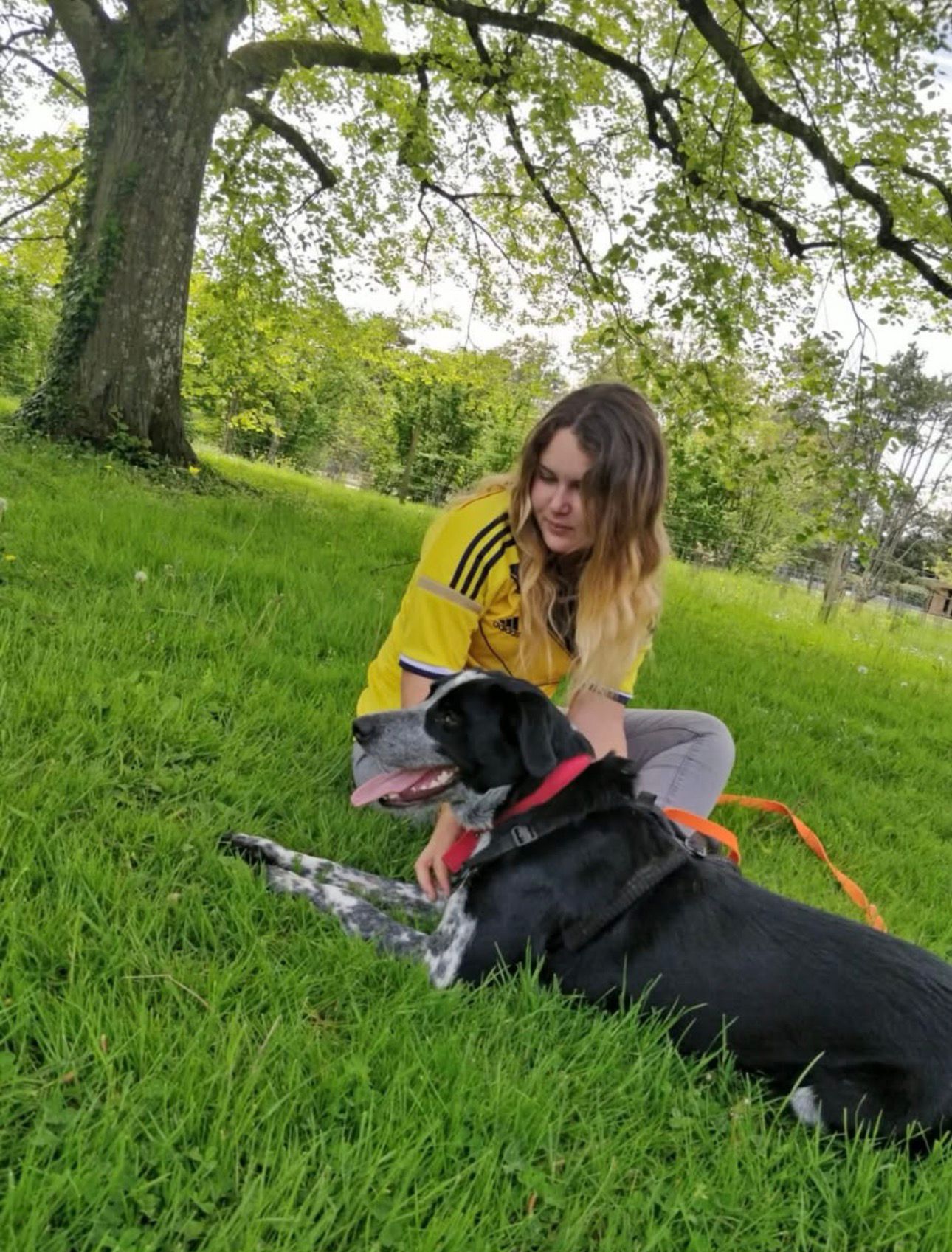 Moi avec un chien